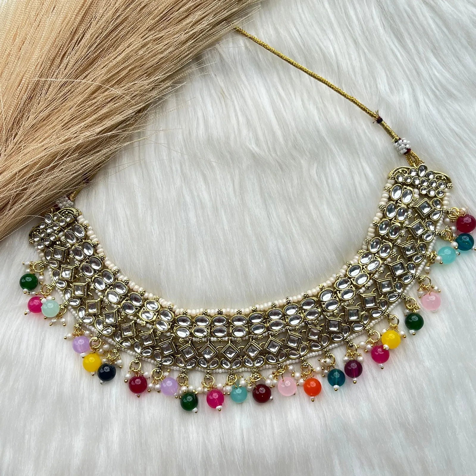 Multicolor Meenakari Kundan Necklace Set - womaniya - Multicolor Meenakari Kundan Necklace Set - womaniya -  -  -  - #tag1# - #tag2# - #tag3# - #tag4#