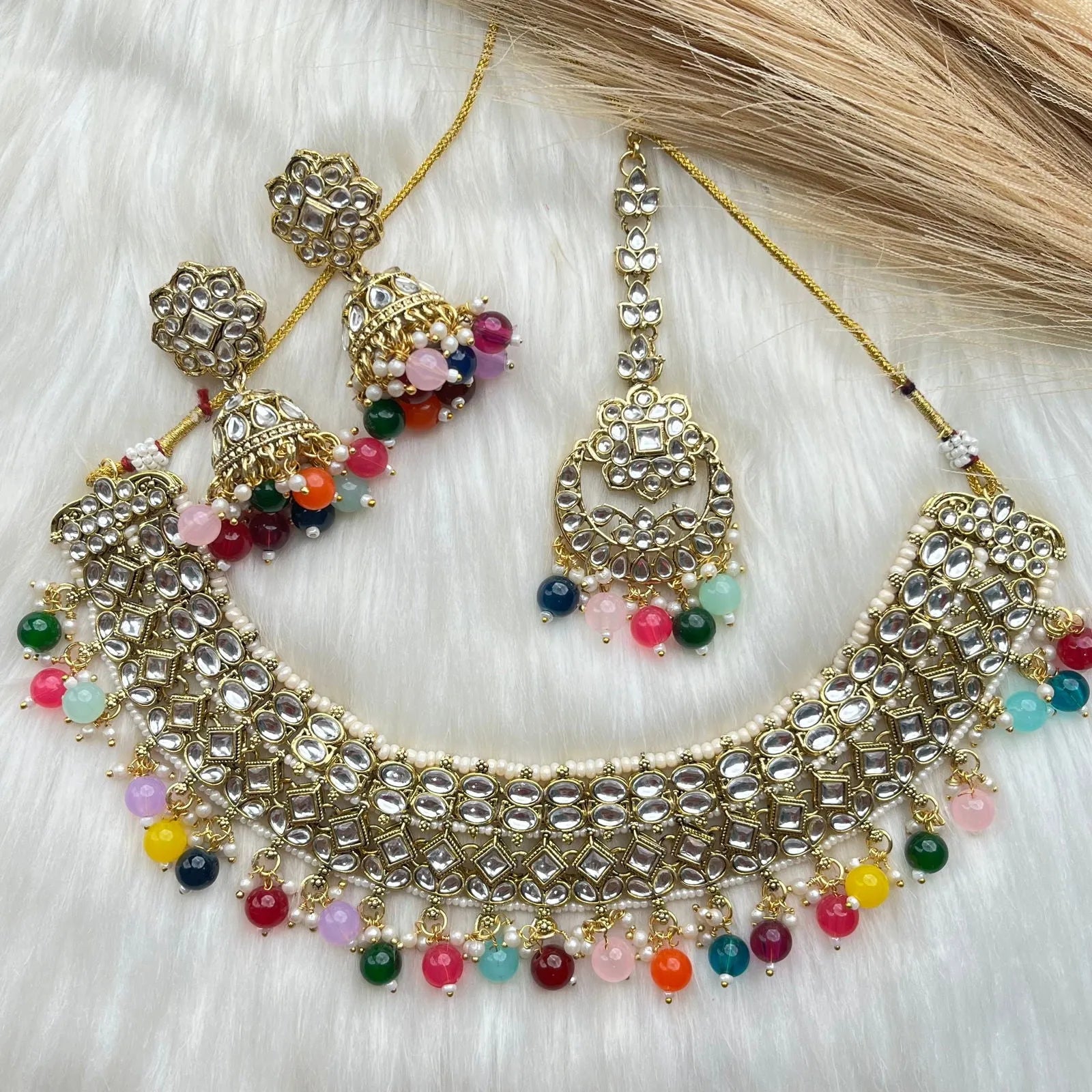 Multicolor Meenakari Kundan Necklace Set - womaniya - Multicolor Meenakari Kundan Necklace Set - womaniya -  -  -  - #tag1# - #tag2# - #tag3# - #tag4#