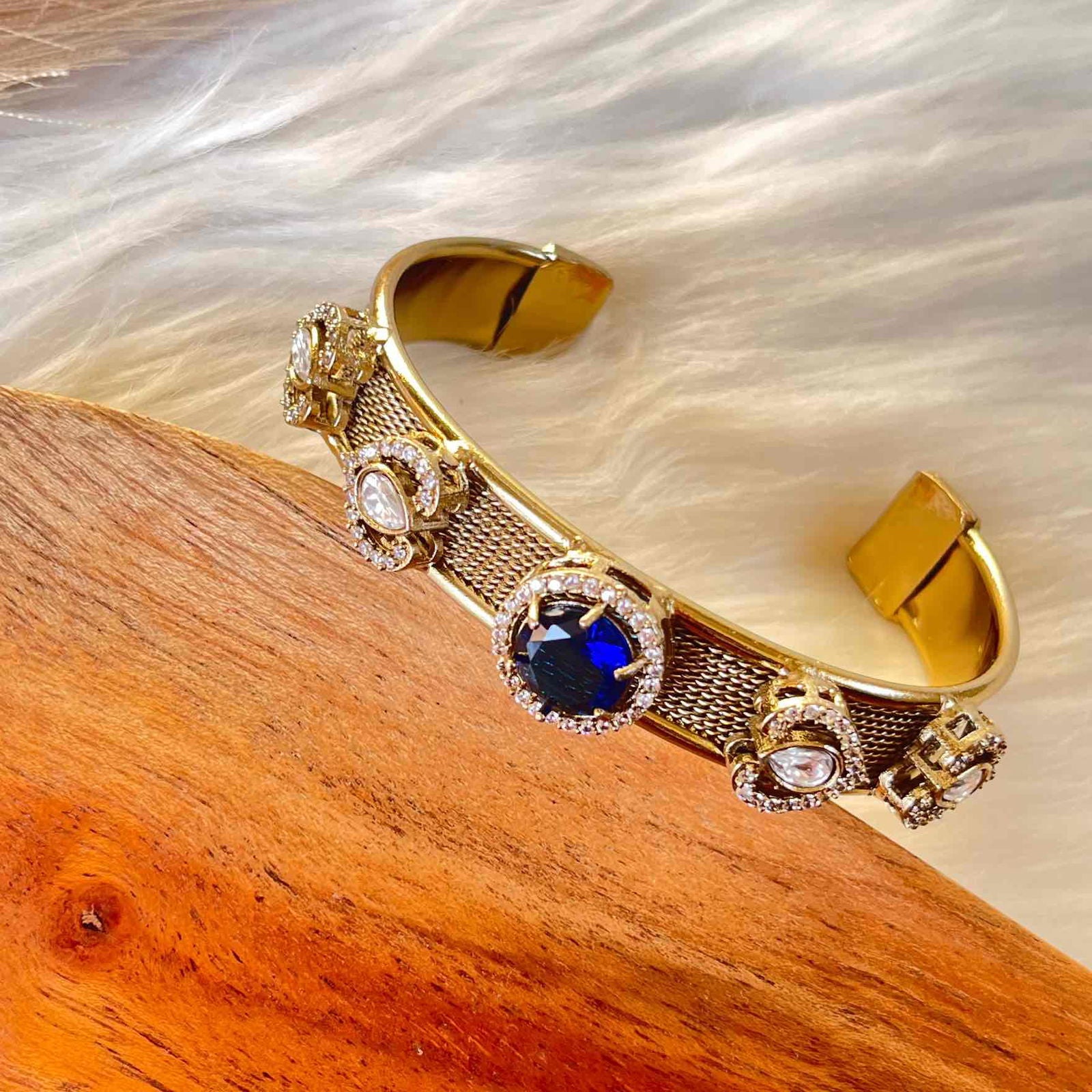 Navy Blue Heart Fusion Bangle - womaniya - Navy Blue Heart Fusion Bangle - womaniya -  -  -  - #tag1# - #tag2# - #tag3# - #tag4#