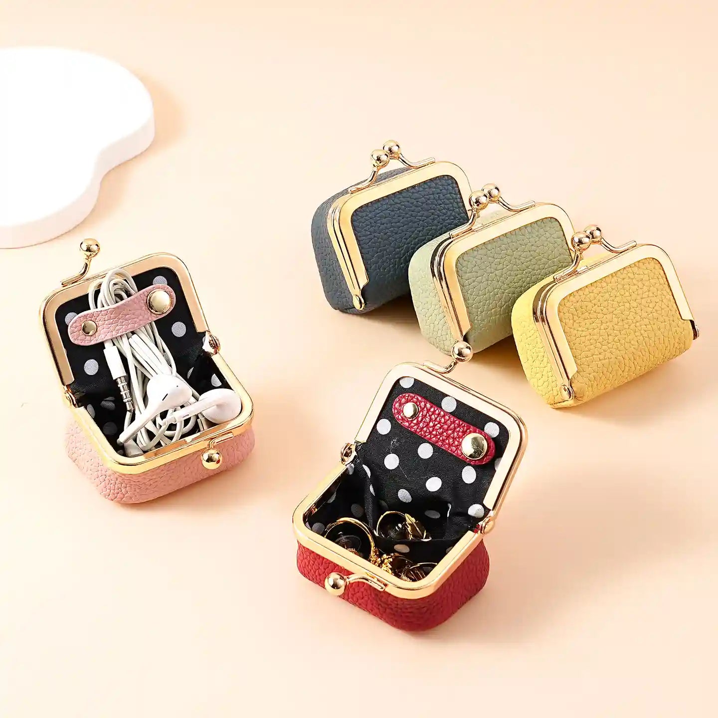 Mini Travel Jewellery Case (Pink)