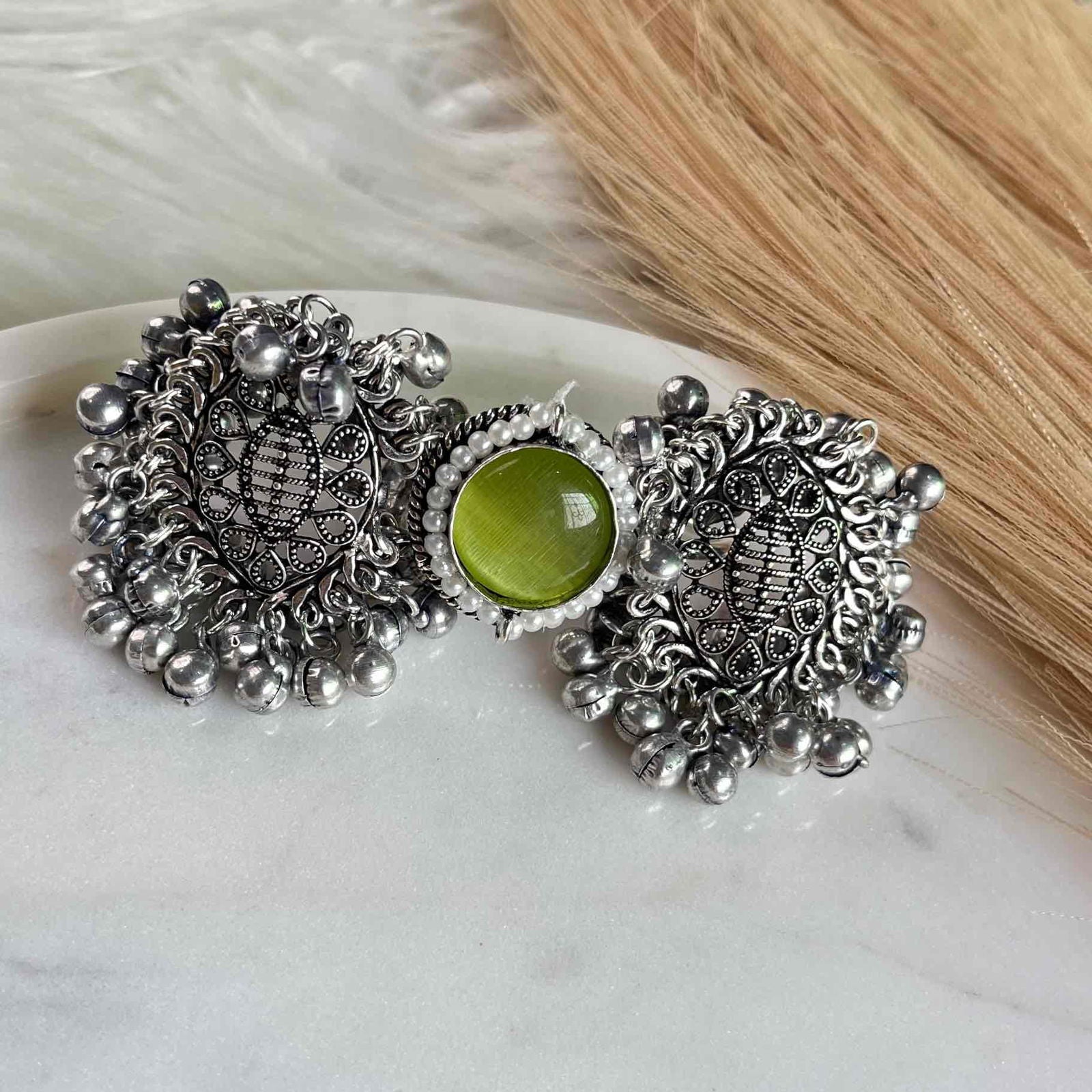 Parrot Green Twin Arc Ring - womaniya - Parrot Green Twin Arc Ring - womaniya -  -  -  - #tag1# - #tag2# - #tag3# - #tag4#