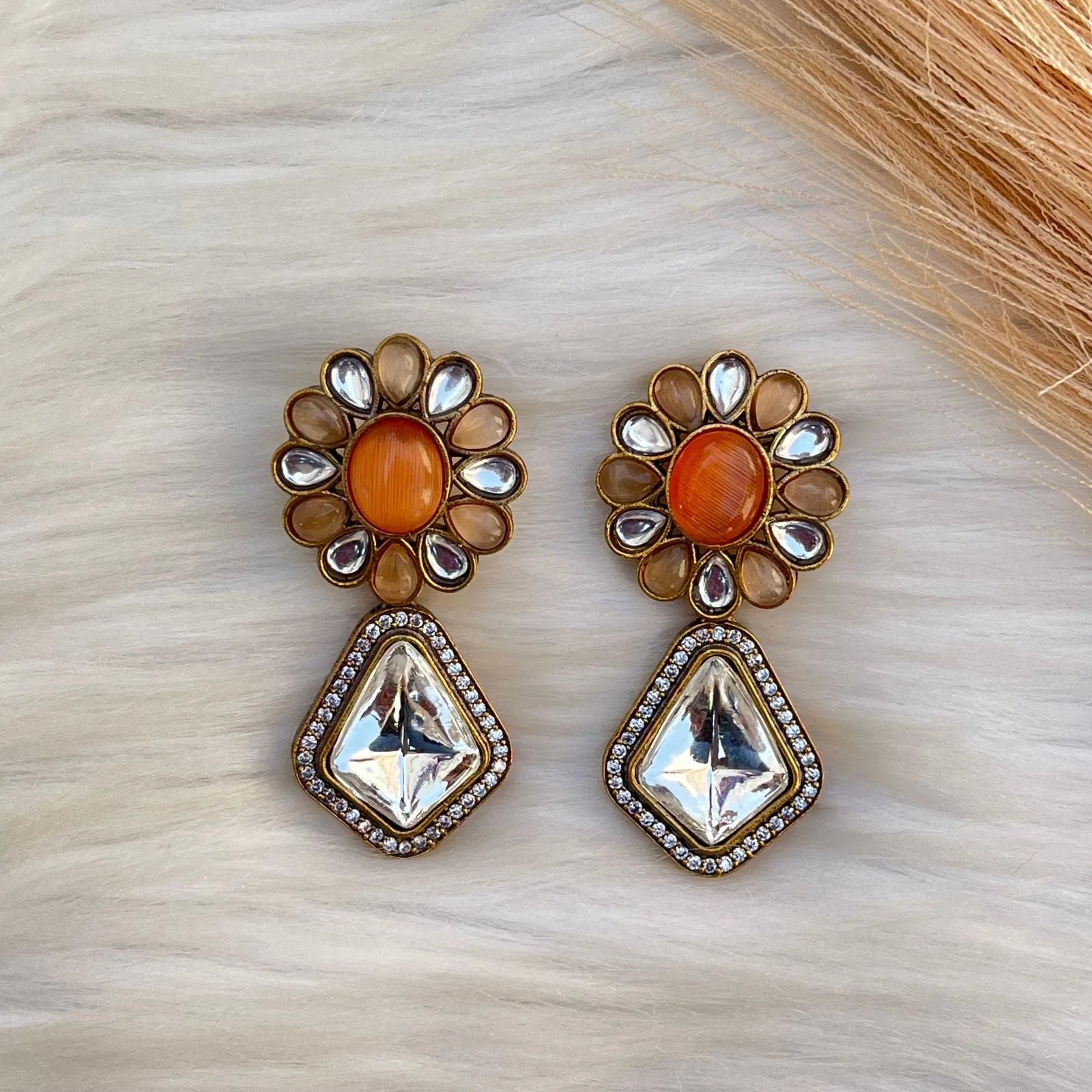 Peach Sapphire Gleam Earrings - womaniya - Peach Sapphire Gleam Earrings - womaniya -  -  -  - #tag1# - #tag2# - #tag3# - #tag4#