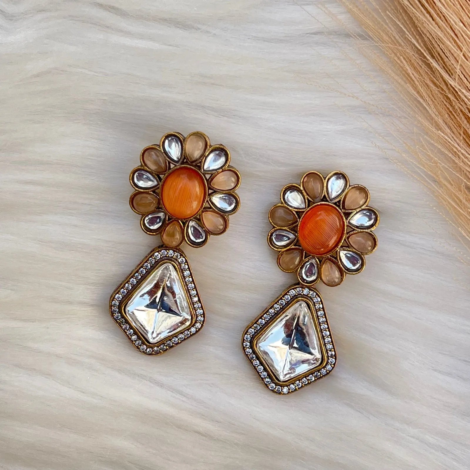 Peach Sapphire Gleam Earrings - womaniya - Peach Sapphire Gleam Earrings - womaniya -  -  -  - #tag1# - #tag2# - #tag3# - #tag4#