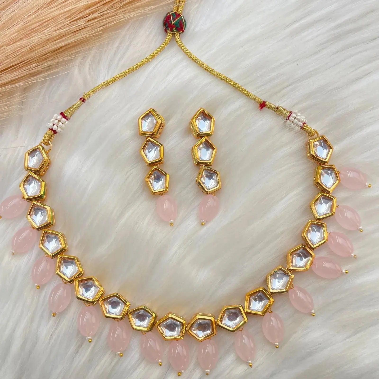 Pink Jodha Jewels Necklace Set - womaniya - Pink Jodha Jewels Necklace Set - womaniya -  -  -  - #tag1# - #tag2# - #tag3# - #tag4#