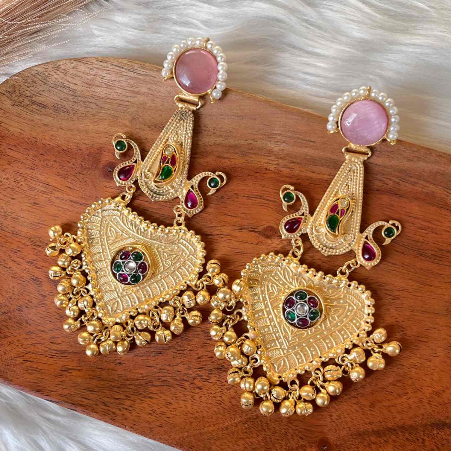 Pink Meenakshi Fusion Golden Earrings - womaniya - Pink Meenakshi Fusion Golden Earrings - womaniya -  -  -  - #tag1# - #tag2# - #tag3# - #tag4#