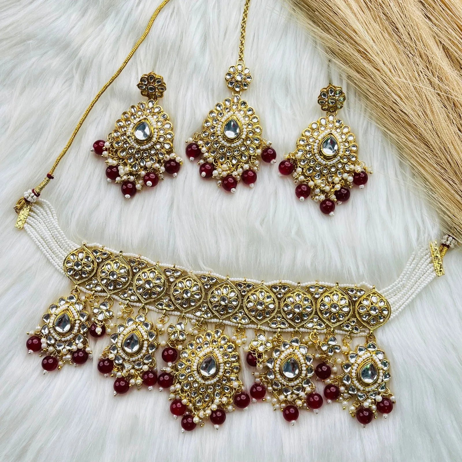 Pink Mughal Splendor Neckla Set - womaniya - Pink Mughal Splendor Neckla Set - womaniya -  -  -  - #tag1# - #tag2# - #tag3# - #tag4#