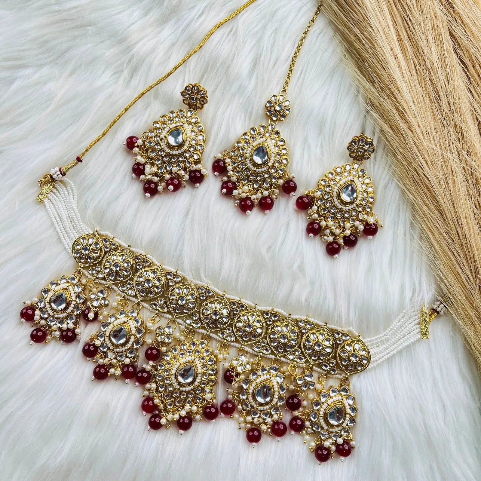 Pink Mughal Splendor Neckla Set - womaniya - Pink Mughal Splendor Neckla Set - womaniya -  -  -  - #tag1# - #tag2# - #tag3# - #tag4#