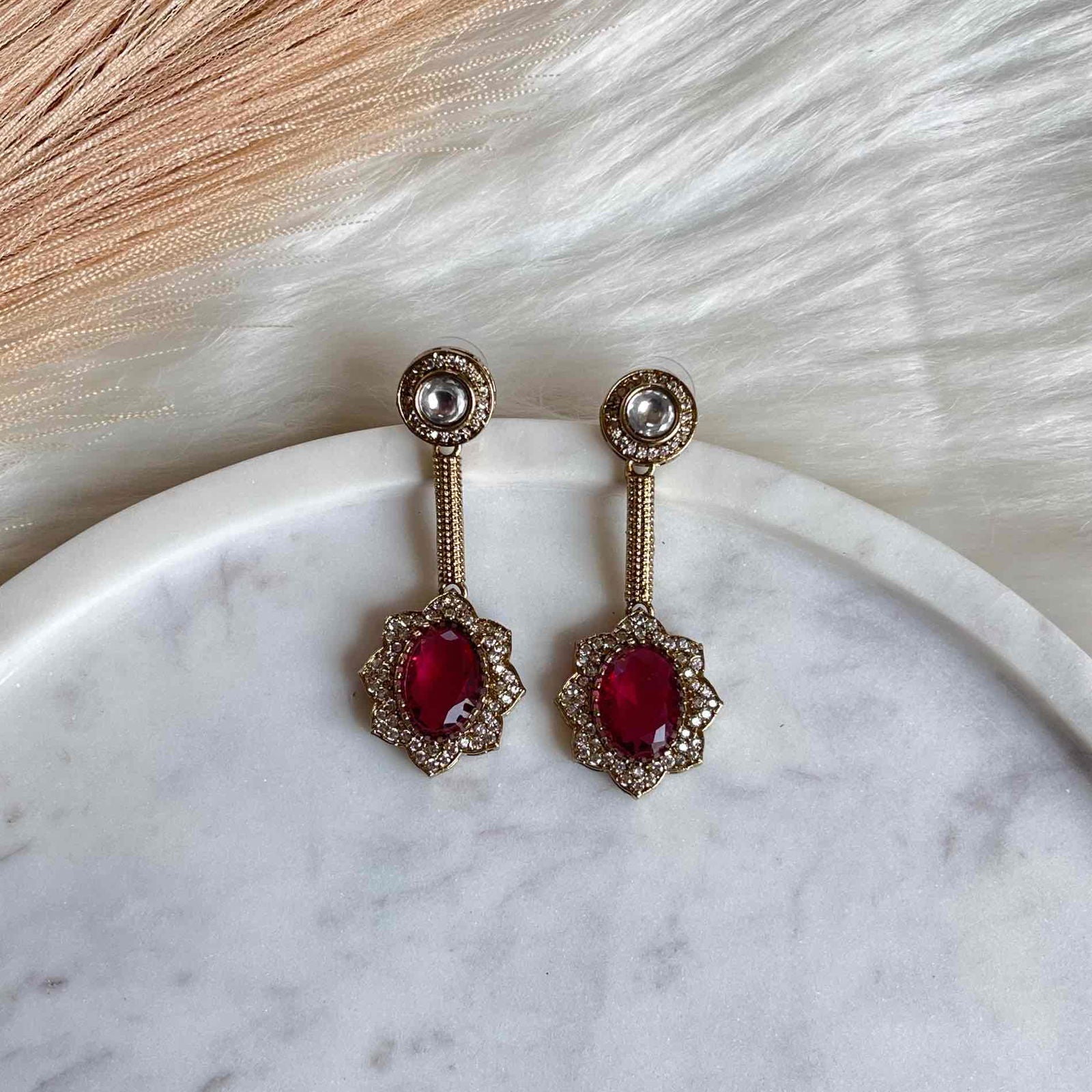 Pink Round Fusion AD Earrings - womaniya - Pink Round Fusion AD Earrings - womaniya -  -  -  - #tag1# - #tag2# - #tag3# - #tag4#