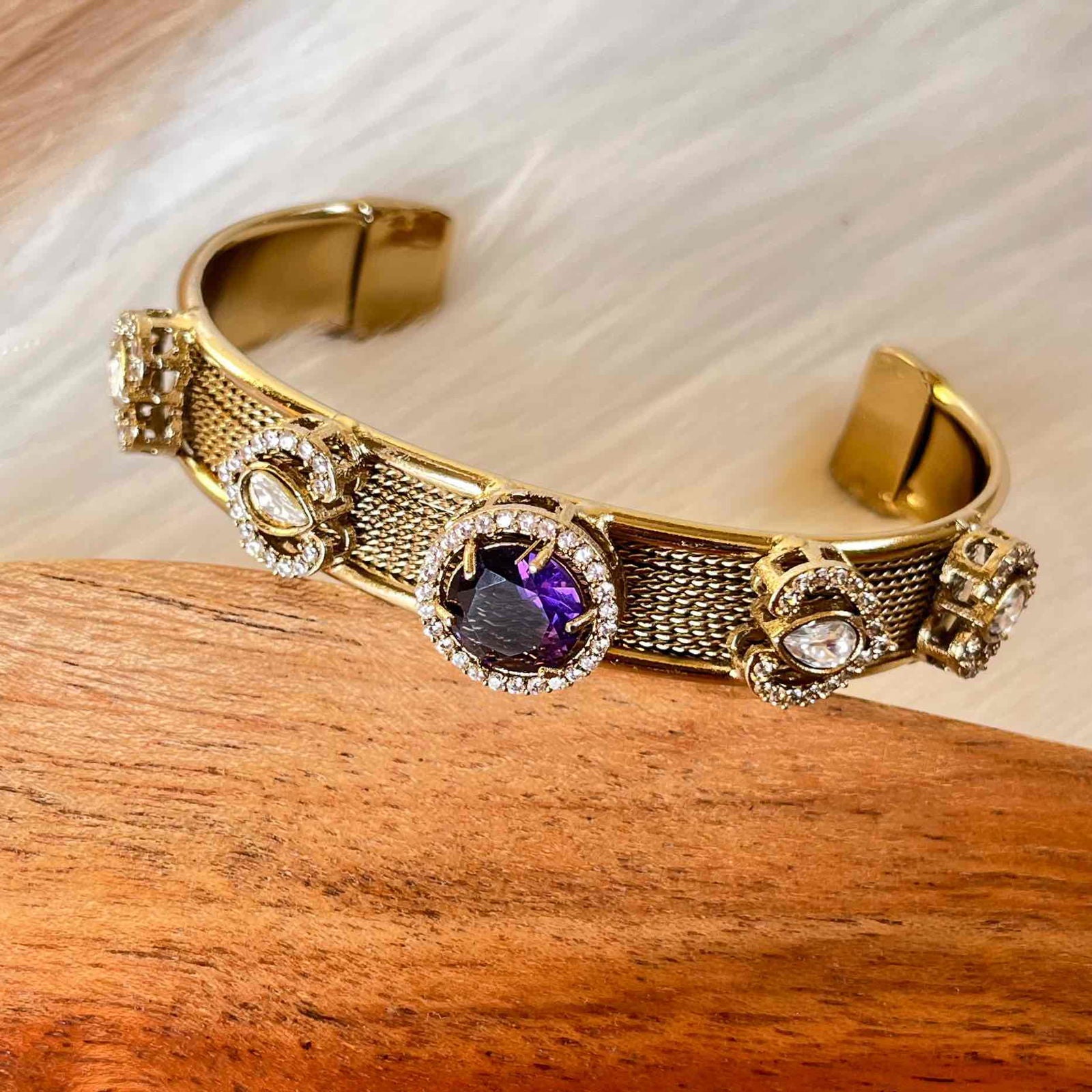 Purple Heart Fusion Bangle - womaniya - Purple Heart Fusion Bangle - womaniya -  -  -  - #tag1# - #tag2# - #tag3# - #tag4#