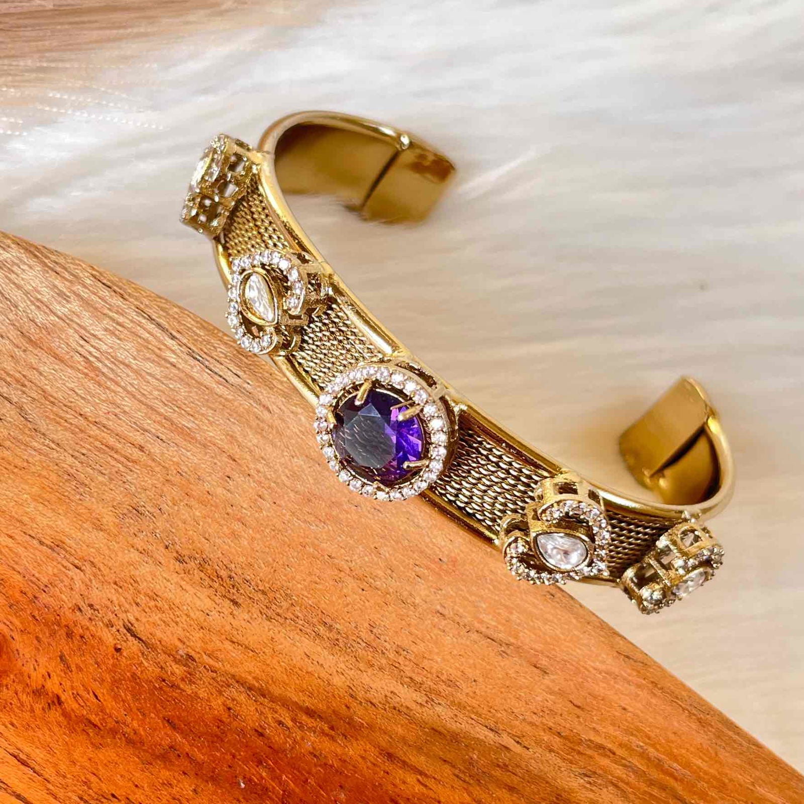 Purple Heart Fusion Bangle - womaniya - Purple Heart Fusion Bangle - womaniya -  -  -  - #tag1# - #tag2# - #tag3# - #tag4#