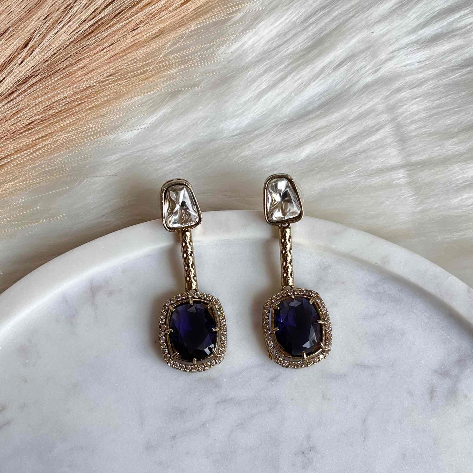 Purple Square Fusion AD Earrings - womaniya - Purple Square Fusion AD Earrings - womaniya -  -  -  - #tag1# - #tag2# - #tag3# - #tag4#