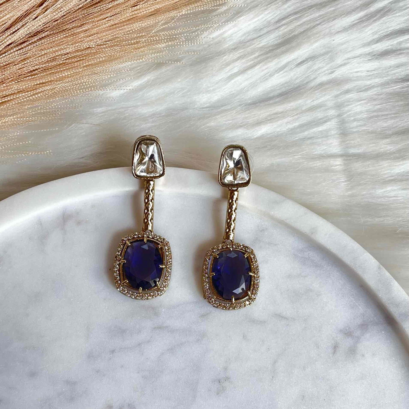 Purple Square Fusion AD Earrings - womaniya - Purple Square Fusion AD Earrings - womaniya -  -  -  - #tag1# - #tag2# - #tag3# - #tag4#