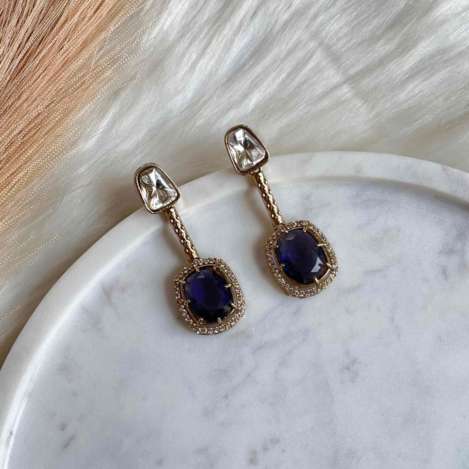 Purple Square Fusion AD Earrings - womaniya - Purple Square Fusion AD Earrings - womaniya -  -  -  - #tag1# - #tag2# - #tag3# - #tag4#