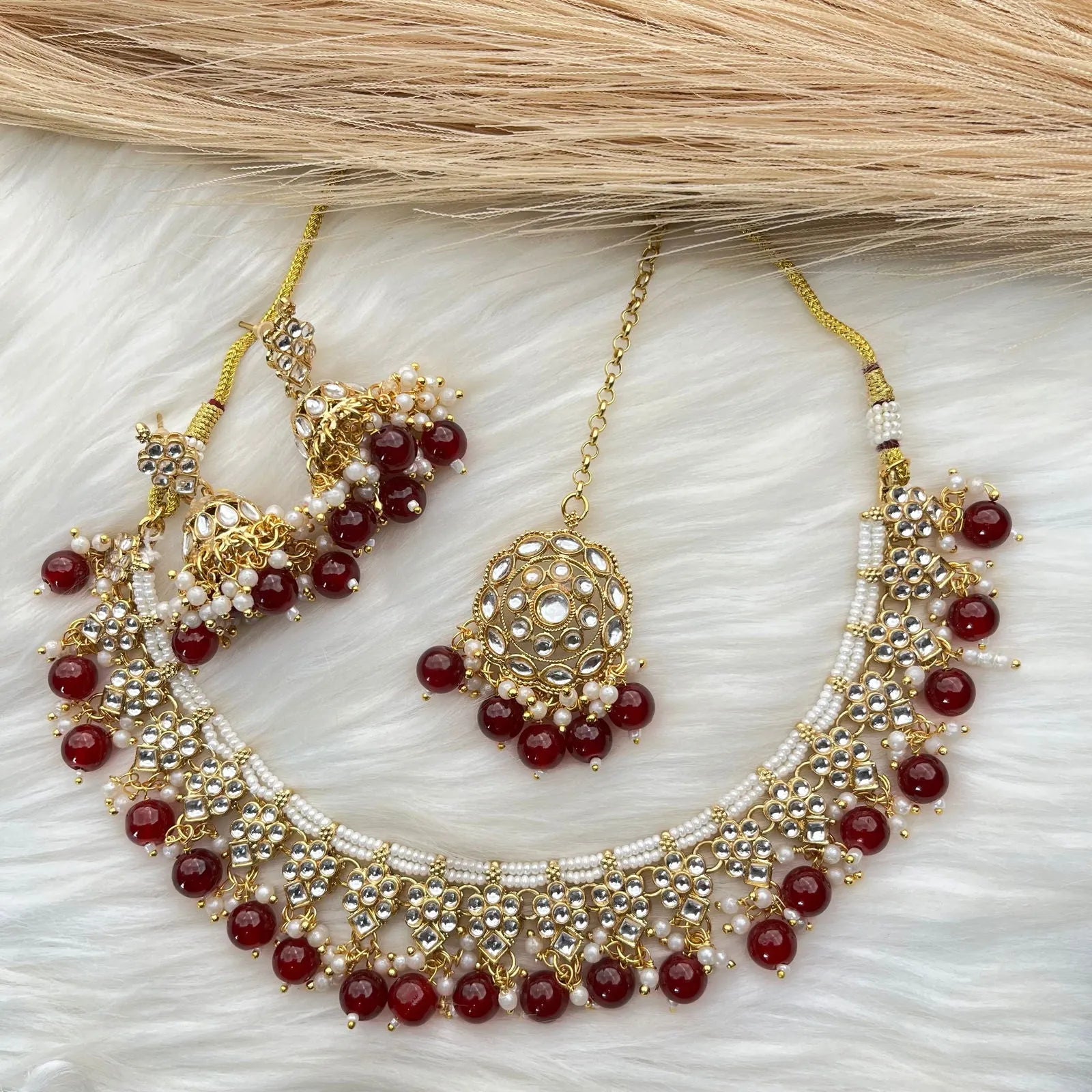 Red Nizam’s Glory Necklace Set - womaniya - Red Nizam’s Glory Necklace Set - womaniya -  -  -  - #tag1# - #tag2# - #tag3# - #tag4#