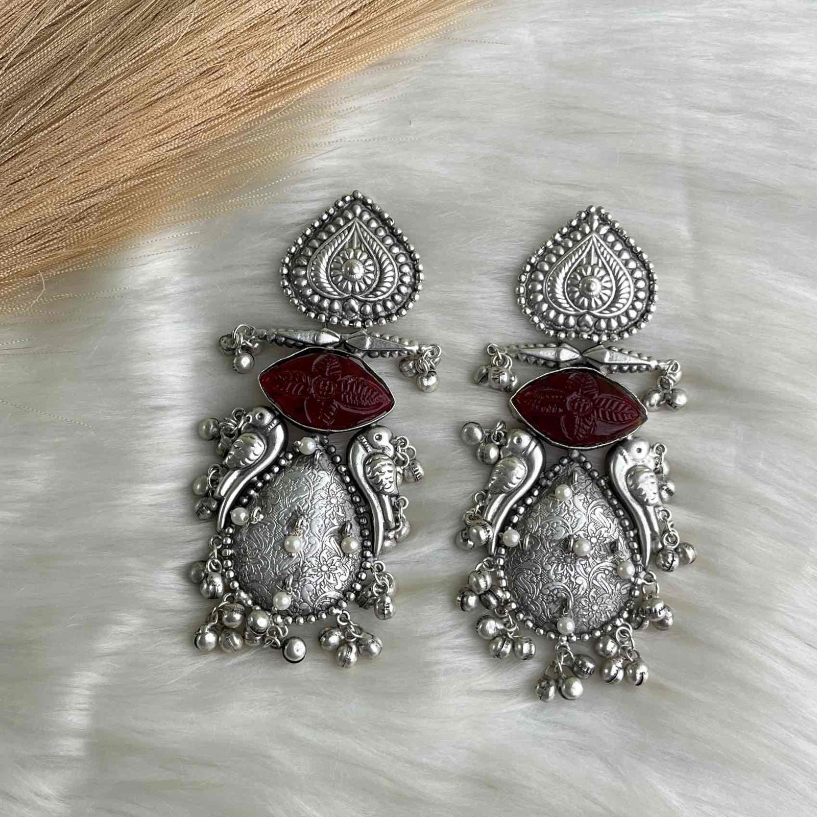Red Regal Lustre Earrings - womaniya - Red Regal Lustre Earrings - womaniya -  -  -  - #tag1# - #tag2# - #tag3# - #tag4#