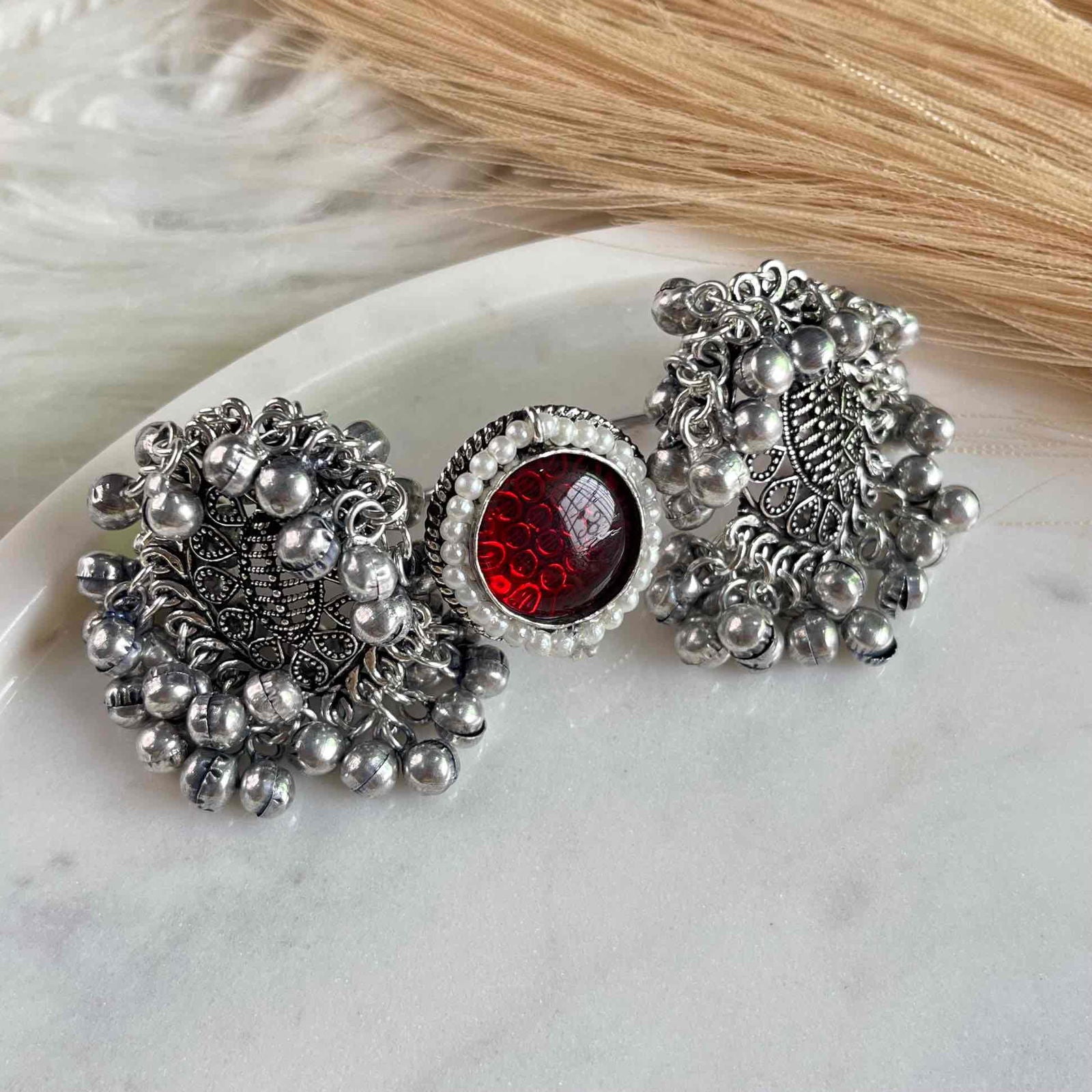 Red Twin Arc Ring - womaniya - Red Twin Arc Ring - womaniya -  -  -  - #tag1# - #tag2# - #tag3# - #tag4#