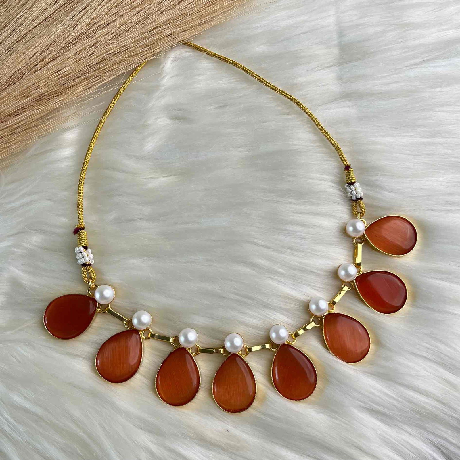 Saffron Sophia Drops Necklace Set - womaniya - Saffron Sophia Drops Necklace Set - womaniya -  -  -  - #tag1# - #tag2# - #tag3# - #tag4#