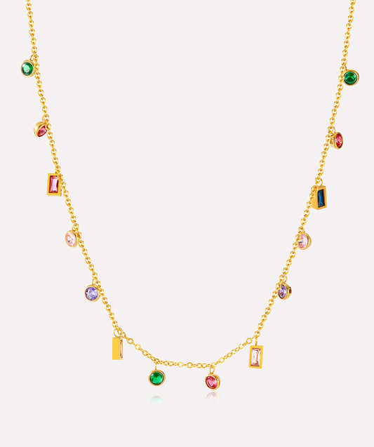 Rainbow Twist Necklace