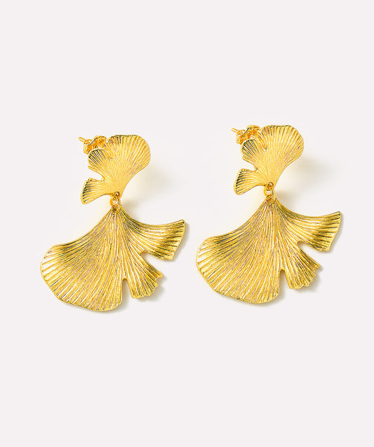 Lobed Petal Earrings