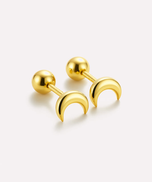Half Halo Studs