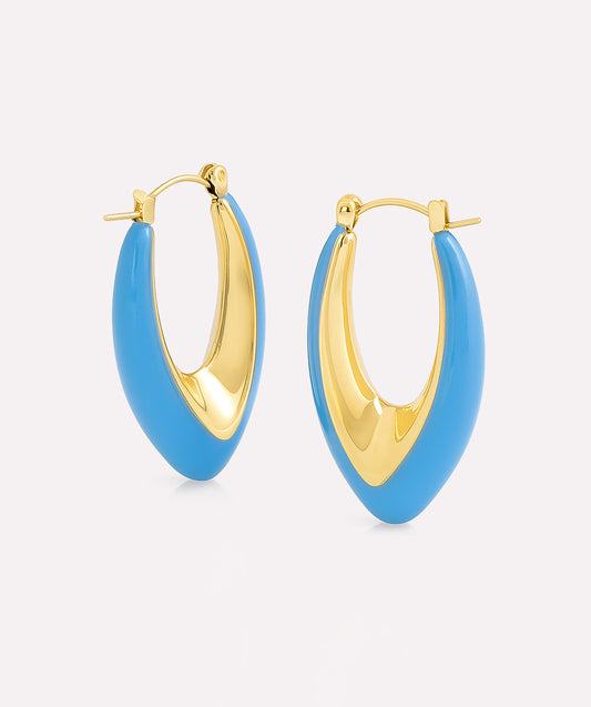 Blue Grape Stone Earrings