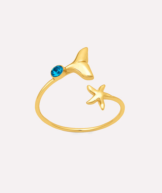 Blue Sea of Stars Ring