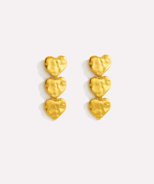 Hearts in a Row Earrings