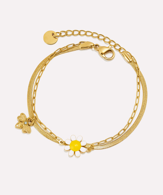 Daisy Drape Anklet