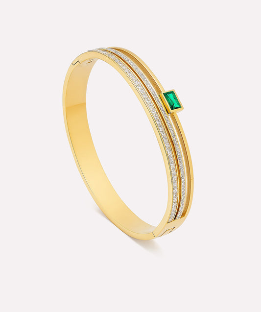 Emerald Dot Bracelet