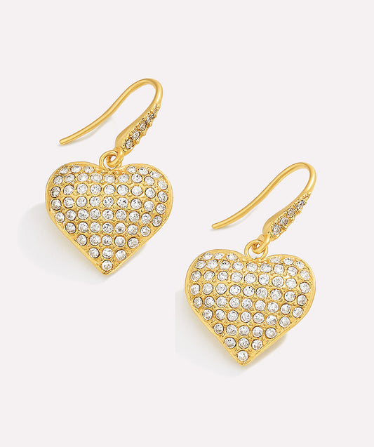 Gilded Hearts Earrings
