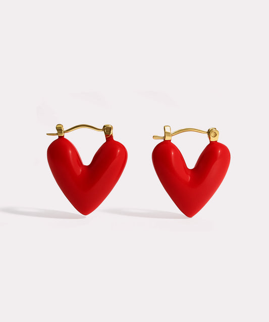 Candy Heart Earrings
