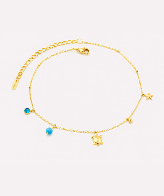 Turtle Tides Anklet