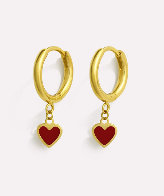 Sweet Heart Swing Earrings