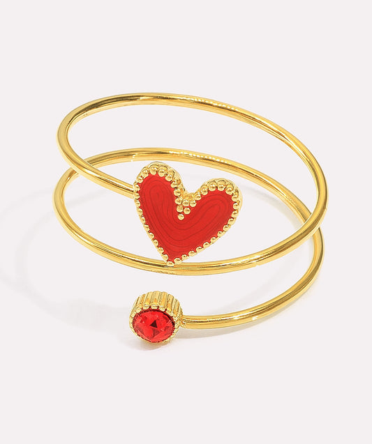 Red Mono Love Ring