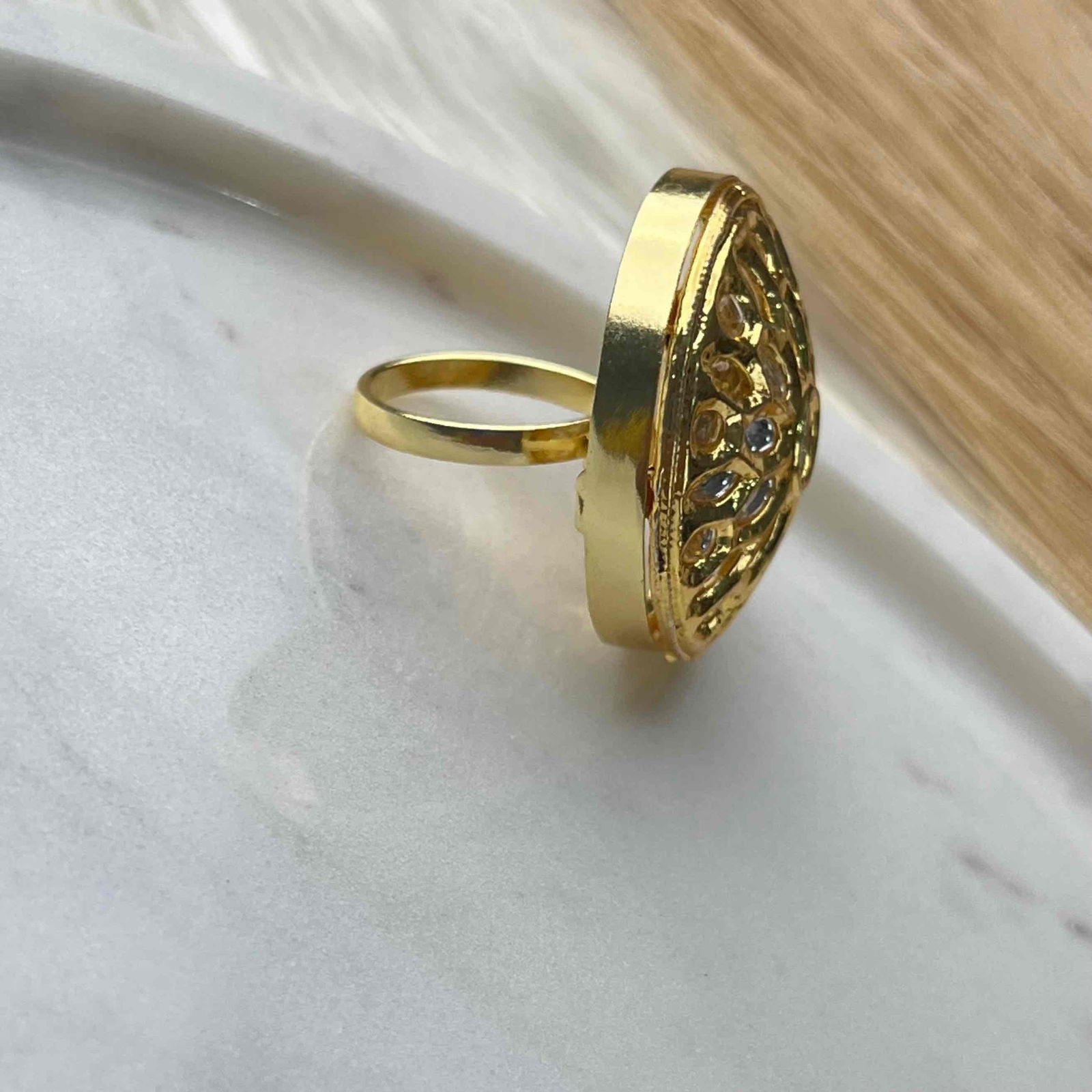 White Round Flower Golden Ring - womaniya - White Round Flower Golden Ring - womaniya -  -  -  - #tag1# - #tag2# - #tag3# - #tag4#