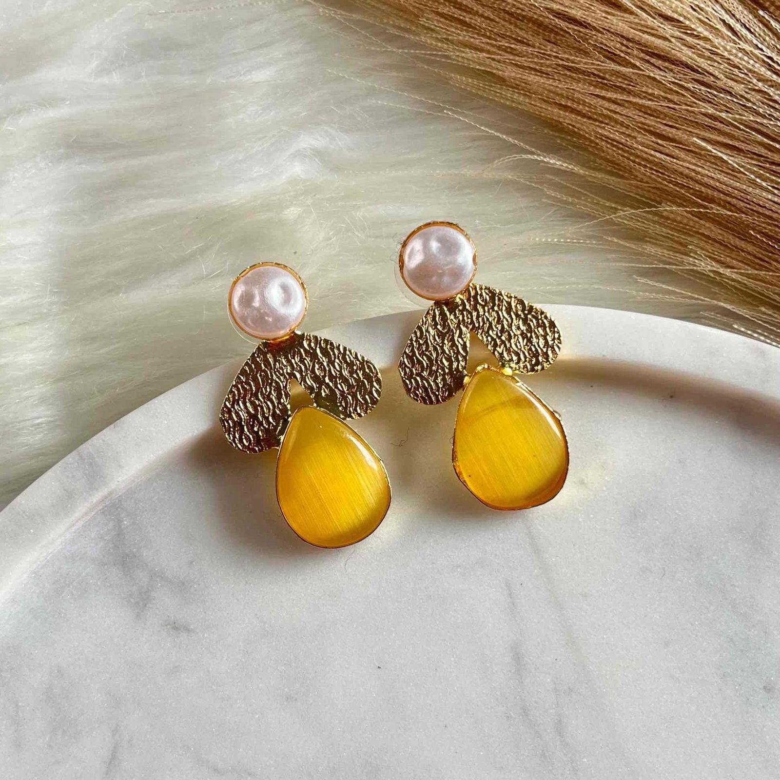 Yellow Golden Glow Studs - womaniya - Yellow Golden Glow Studs - womaniya -  -  -  - #tag1# - #tag2# - #tag3# - #tag4#