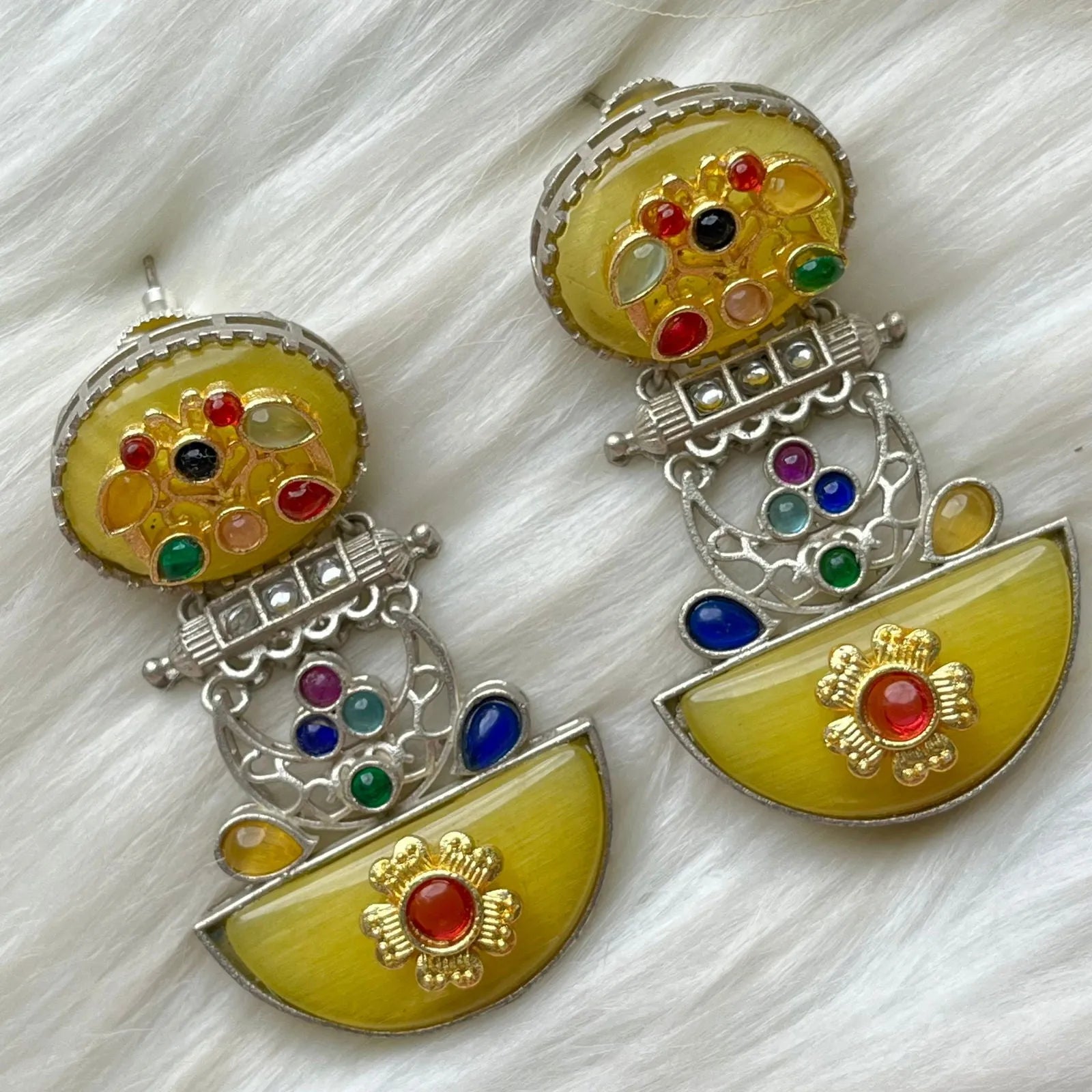 Yellow Pakshi Pride Earrings - womaniya - Yellow Pakshi Pride Earrings - womaniya -  -  -  - #tag1# - #tag2# - #tag3# - #tag4#