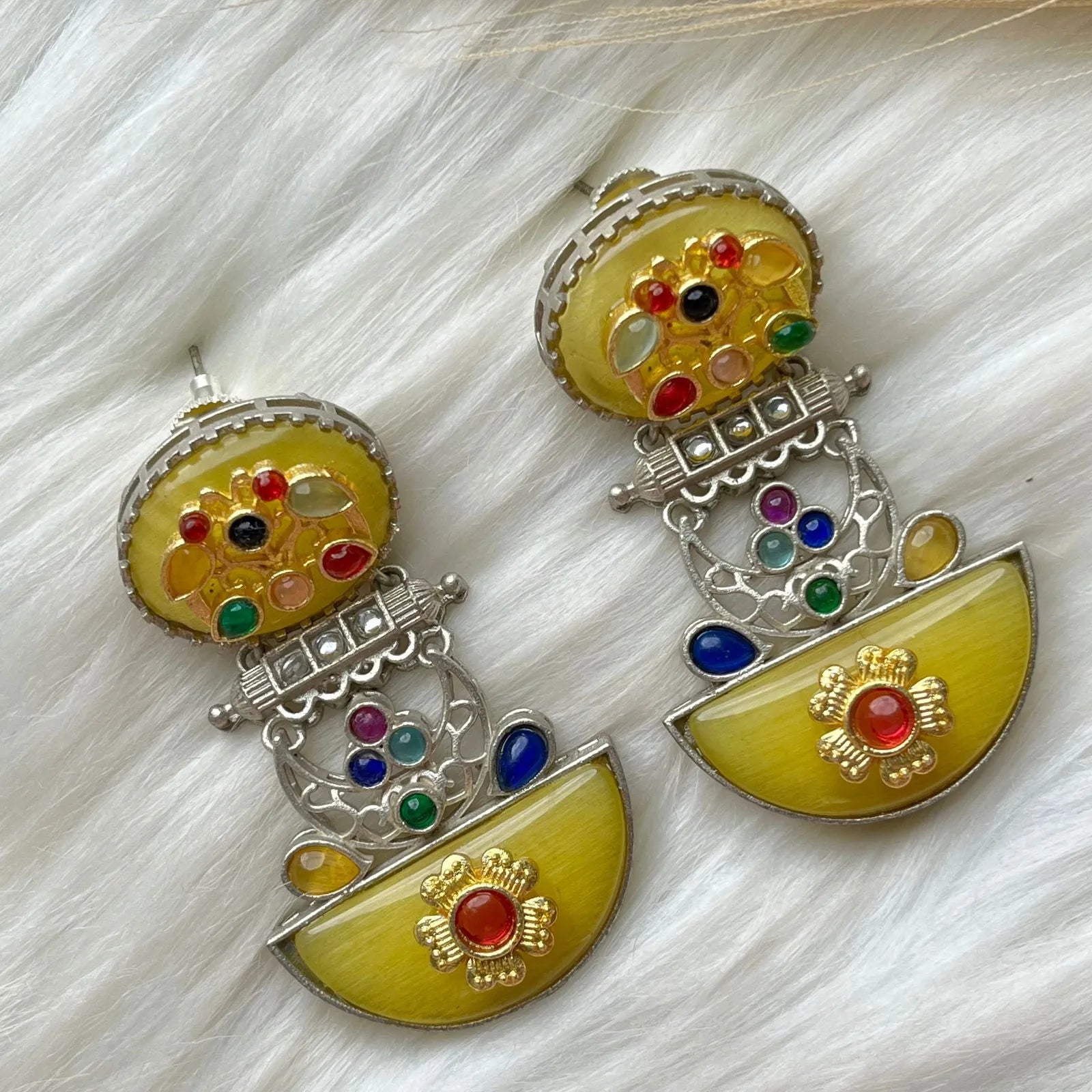 Yellow Pakshi Pride Earrings - womaniya - Yellow Pakshi Pride Earrings - womaniya -  -  -  - #tag1# - #tag2# - #tag3# - #tag4#