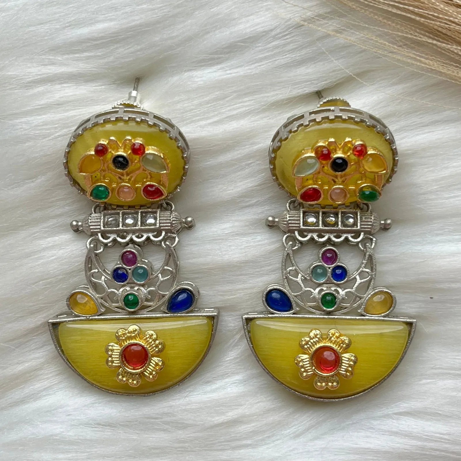 Yellow Pakshi Pride Earrings - womaniya - Yellow Pakshi Pride Earrings - womaniya -  -  -  - #tag1# - #tag2# - #tag3# - #tag4#