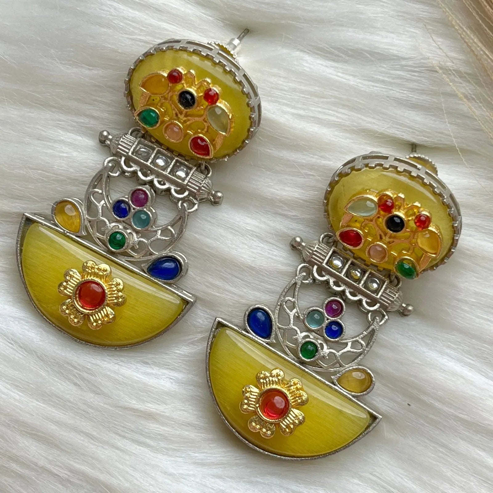 Yellow Pakshi Pride Earrings - womaniya - Yellow Pakshi Pride Earrings - womaniya -  -  -  - #tag1# - #tag2# - #tag3# - #tag4#