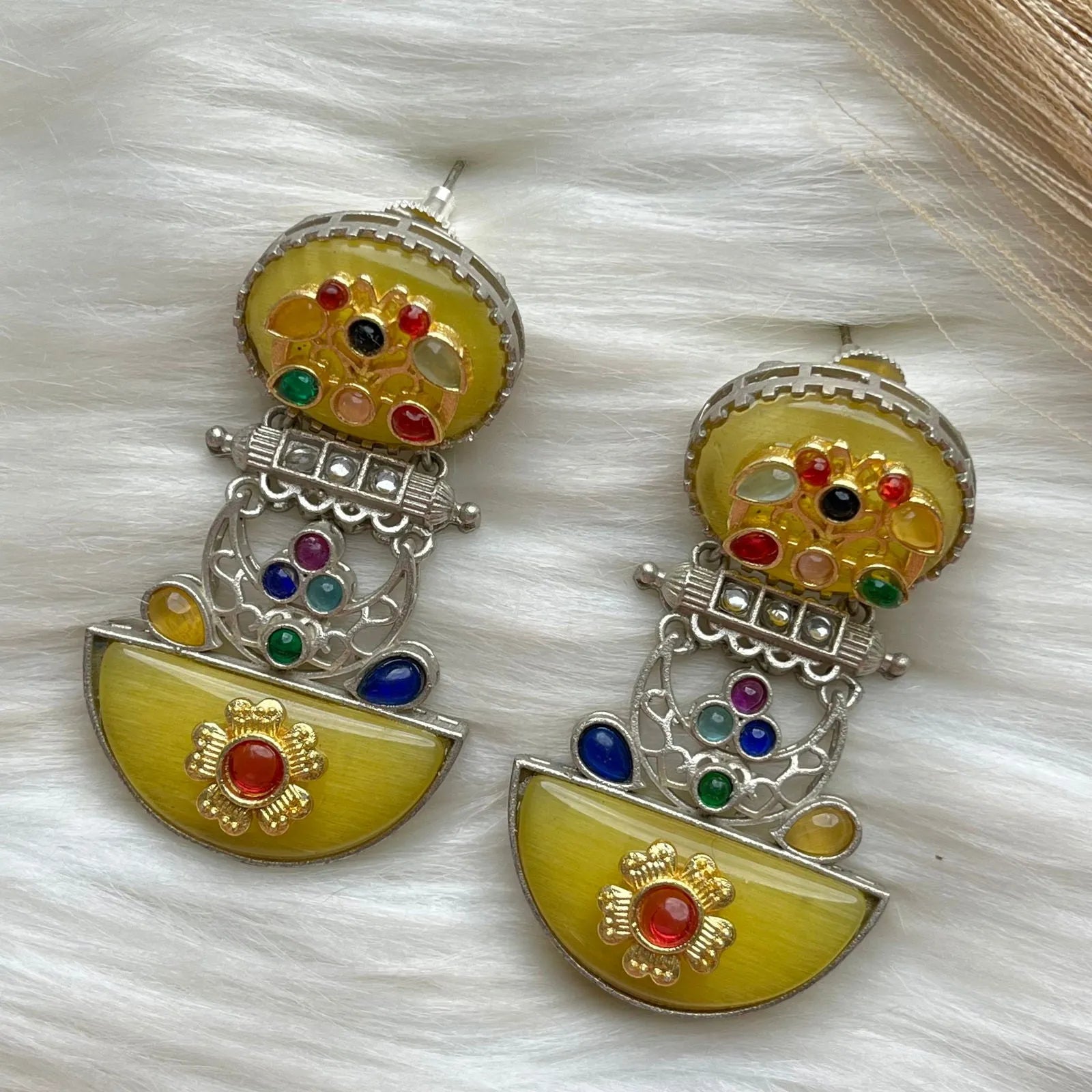 Yellow Pakshi Pride Earrings - womaniya - Yellow Pakshi Pride Earrings - womaniya -  -  -  - #tag1# - #tag2# - #tag3# - #tag4#