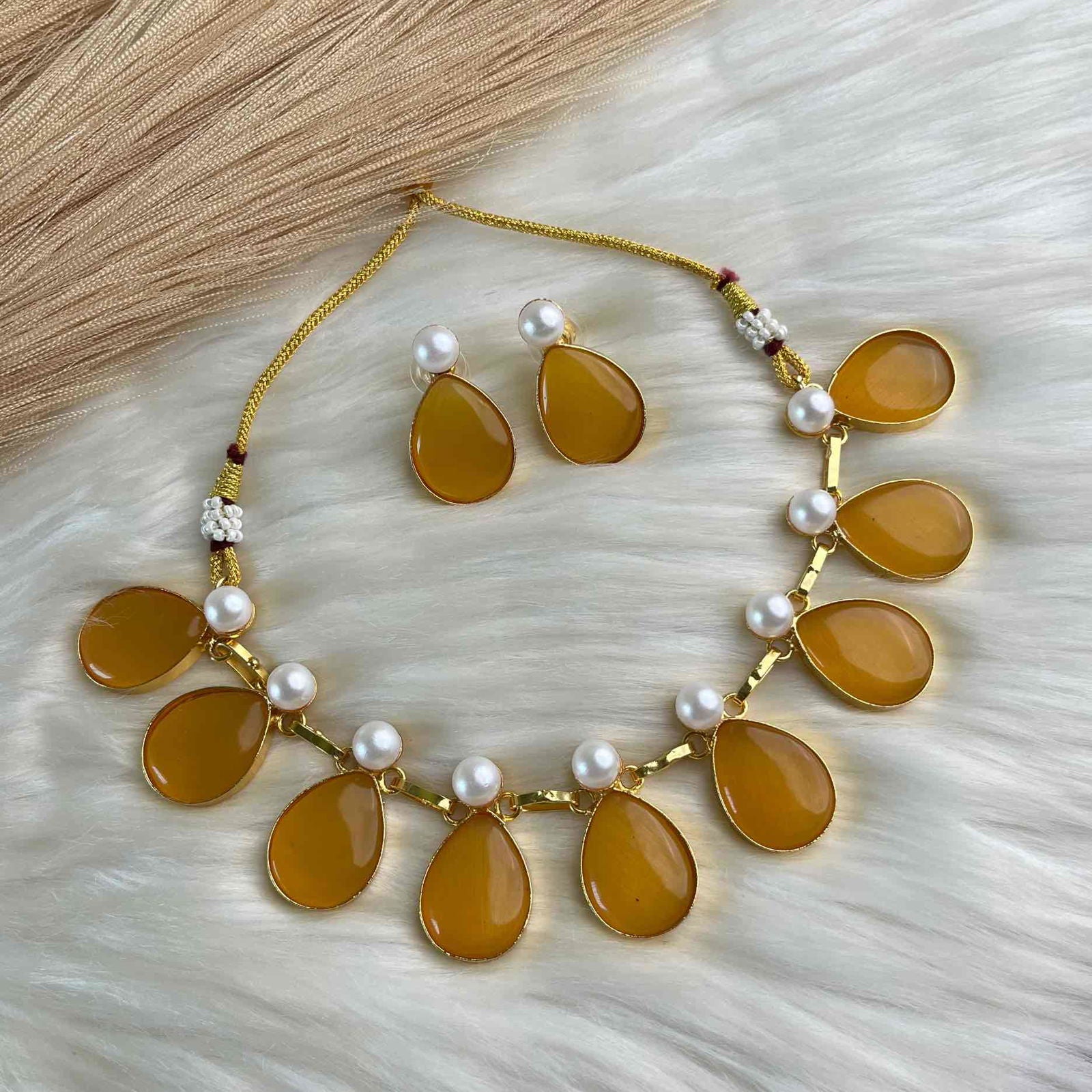 Yellow Sophia Drops Necklace Set - womaniya - Yellow Sophia Drops Necklace Set - womaniya -  -  -  - #tag1# - #tag2# - #tag3# - #tag4#
