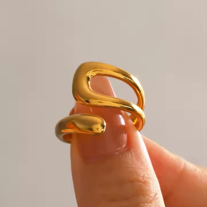 Dainty Duet Ring (Adjustable)